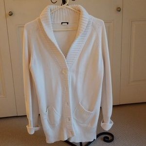 JCrew long cardigan.